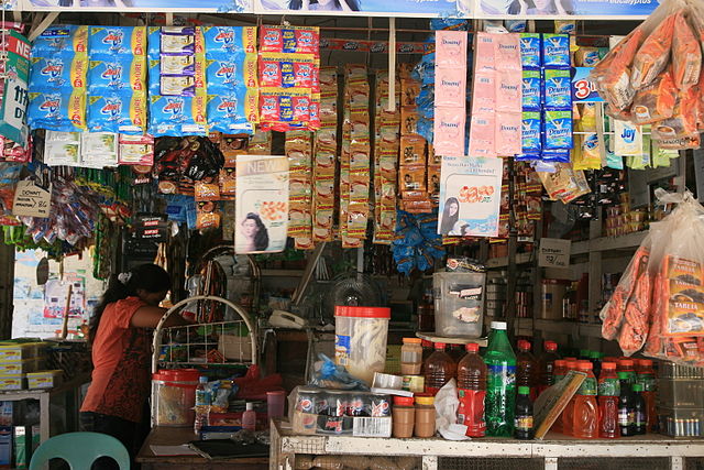 Typical sari-sari store in the Philippines