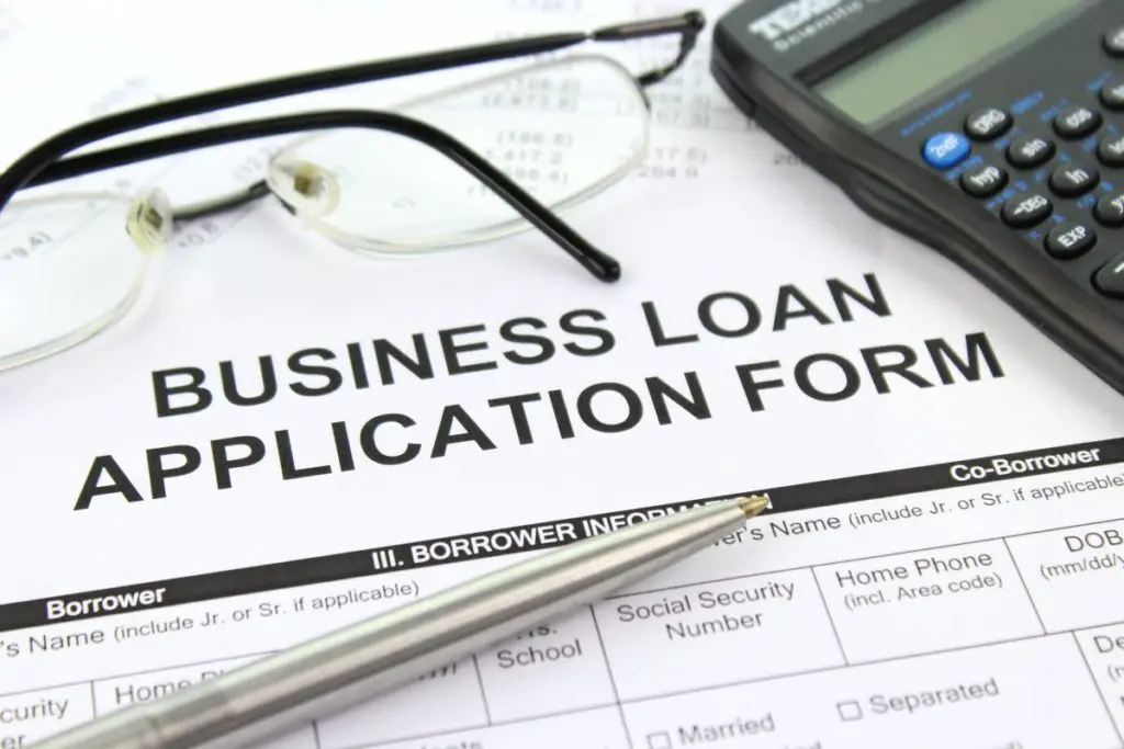 Business loan application form