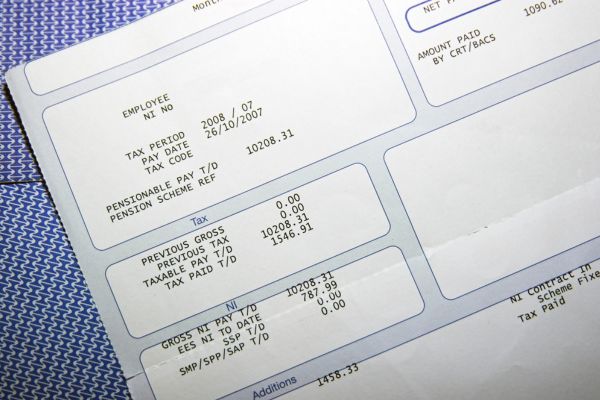 An employee payslip which may include a 13th month pay benefit